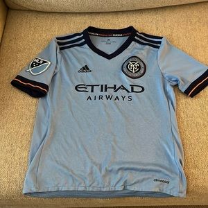 ADIDAS NY Soccer player jersey - JOHNSON